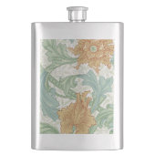 William Morris Single Stem Floral Pattern Flachmann (Vorderseite)