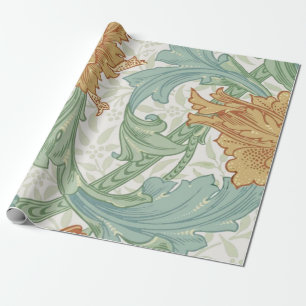 William Morris Single Stem Floral Pattern Geschenkpapier