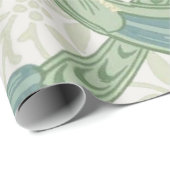 William Morris Single Stem Floral Pattern Geschenkpapier (Rolleneckpunkt)