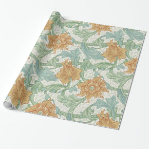 William Morris Single Stem Floral Pattern Geschenkpapier