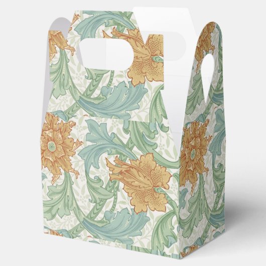 William Morris Single Stem Floral Pattern Geschenkschachtel (Geöffnet)