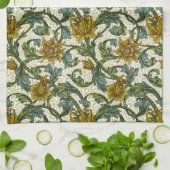 William Morris Single Stem Floral Pattern Geschirrtuch (Gefaltet)