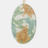 William Morris Single Stem Floral Pattern Keramik Ornament (Links)