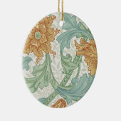 William Morris Single Stem Floral Pattern Keramik Ornament (Rechts)
