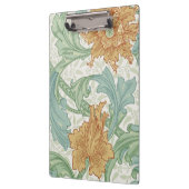 William Morris Single Stem Floral Pattern Klemmbrett (Links)