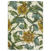 William Morris Single Stem Floral Pattern Klemmbrett (Rückseite)