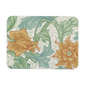 William Morris Single Stem Floral Pattern Magnet (Horizontal)
