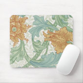 William Morris Single Stem Floral Pattern Mousepad (Mit Mouse)