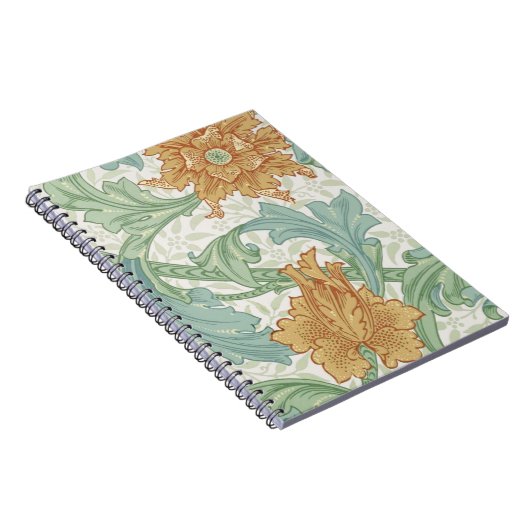 William Morris Single Stem Floral Pattern Notizblock (Rechte Seite)