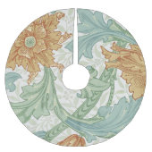 William Morris Single Stem Floral Pattern Polyester Weihnachtsbaumdecke (Vorderseite)
