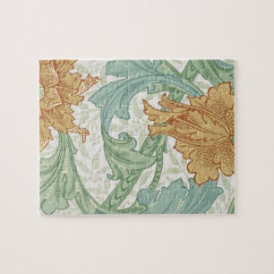 William Morris Single Stem Floral Pattern Puzzle
