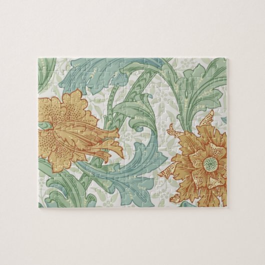 William Morris Single Stem Floral Pattern Puzzle (Horizontal)