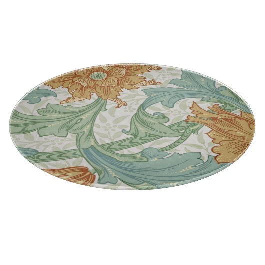 William Morris Single Stem Floral Pattern Schneidebrett (Ecke)