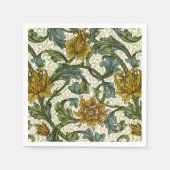 William Morris Single Stem Floral Pattern Serviette (Vorderseite)