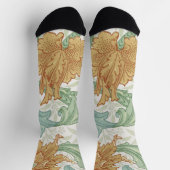 William Morris Single Stem Floral Pattern Socken (Oben)