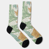 William Morris Single Stem Floral Pattern Socken (Rechts)