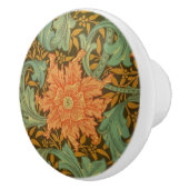 William Morris Single Stem Muster Art Nouveau Keramikknauf (Rechts)