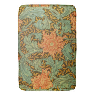 William Morris Single Stem Pattern Art Nouveau Badematte
