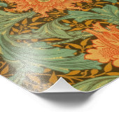 William Morris Single Stem Pattern Art Nouveau Fotodruck (Ecke)