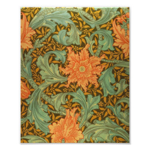 William Morris Single Stem Pattern Art Nouveau Fotodruck