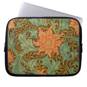 William Morris Single Stem Pattern Art Nouveau Laptopschutzhülle