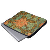 William Morris Single Stem Pattern Art Nouveau Laptopschutzhülle (Vorne Knopf)