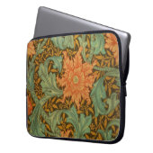 William Morris Single Stem Pattern Art Nouveau Laptopschutzhülle (Vorderseite Links)