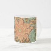 William Morris Single Stem Pattern Art Nouveau Mattglastasse (VorderseiteRechts)