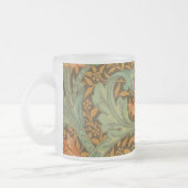 William Morris Single Stem Pattern Art Nouveau Mattglastasse (Links)