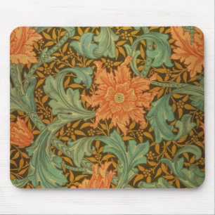 William Morris Single Stem Pattern Art Nouveau Mousepad