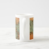 William Morris Single Stem Pattern Art Nouveau Porzellantasse (Rückseite)