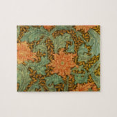 William Morris Single Stem Pattern Art Nouveau Puzzle (Horizontal)
