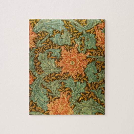 William Morris Single Stem Pattern Art Nouveau Puzzle (Vertikal)