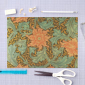 William Morris Single Stem Pattern Art Nouveau Seidenpapier (Handwerk)