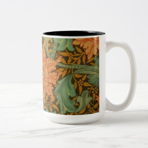 William Morris Single Stem Pattern Art Nouveau Zweifarbige Tasse