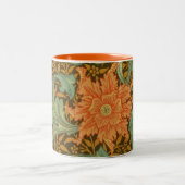 William Morris Single Stem Pattern Art Nouveau Zweifarbige Tasse (Mittel)