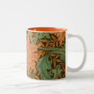 William Morris Single Stem Pattern Art Nouveau Zweifarbige Tasse