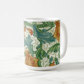 William Morris Single Stem Vintage Blume Kaffeetasse (VorderseiteRechts)