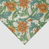 William Morris Single Stem Vintage Blume Seidenpapier (Detail)