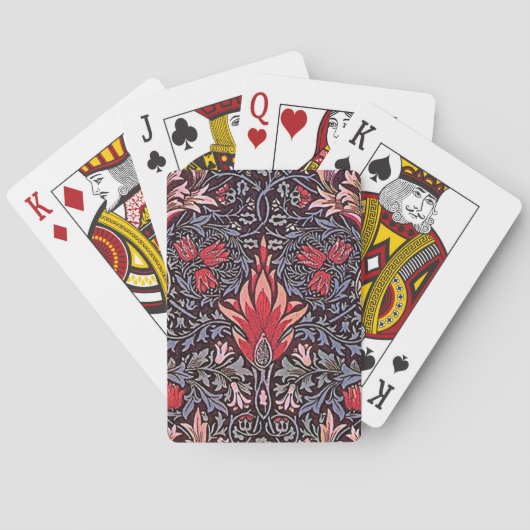 William Morris "Snakehead" Spielkarten (Rückseite)
