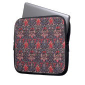 William Morris "Snakeshead" Blumendesign Laptopschutzhülle (Vorderseite Links)
