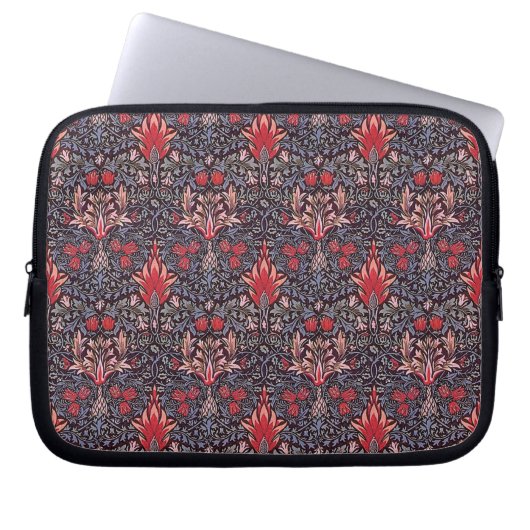 William Morris "Snakeshead" Blumendesign Laptopschutzhülle (Vorderseite)