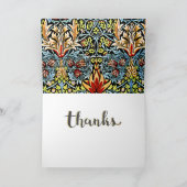 William Morris - Snakeshead Dankeskarte (Innenseite)