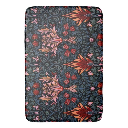 William Morris Snakeshead Dark Pattern Badematte (Vorderseite Vertikal)