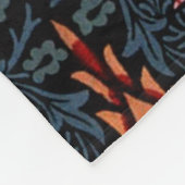 William Morris Snakeshead Dark Pattern Fleecedecke (Ecke)