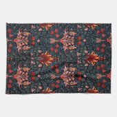 William Morris Snakeshead Dark Pattern Geschirrtuch (Horizontal)