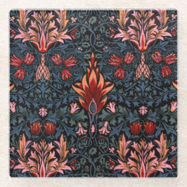 William Morris Snakeshead Dark Pattern Glasuntersetzer