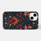 William Morris Snakeshead Dark Pattern iPhone Hülle (Rückseite (Horizontal))