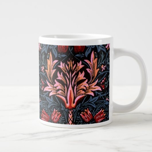 William Morris Snakeshead Dark Pattern Jumbo-Tasse (Rechts)