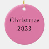 William Morris Snakeshead Dark Pattern Keramik Ornament (Hinten)